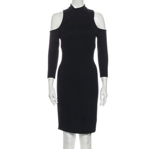 L'AGENCE black mock dress